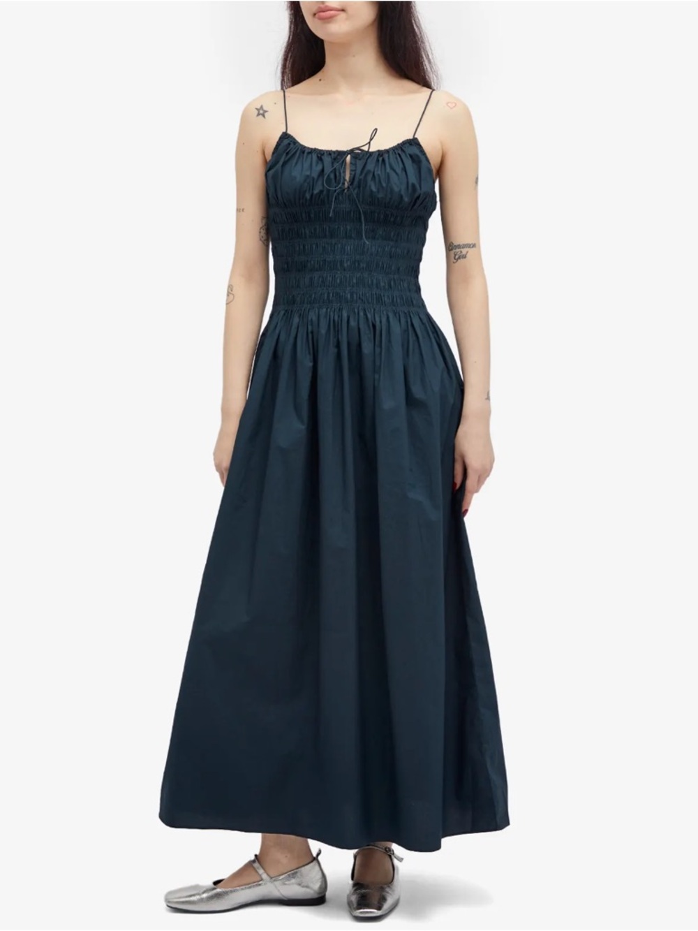 FAITHFULL THE BRAND CLAUDE MIDI DRESS